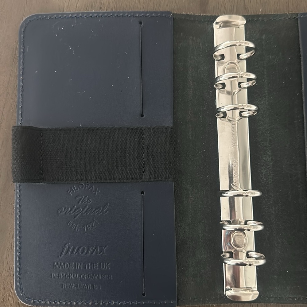 Filofax personal planner, dark blue - Picture 6 of 6